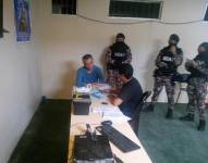 Imagen de Jorge Glas, exvicepresidente de la República, en la cárcel La Roca el sábado 6 de abril de 2024.