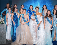 Las 16 candidatas a Reina de Guayaquil.