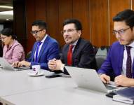 El fiscal general del Estado (s), Leonardo Alarcón, acudió a la Corte Nacional de Justicia.