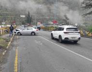 Siniestro de tránsito en la avenida Simón Bolívar.