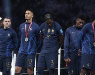 Jugadores de Francia, tras recibir la medalla de subcampeones del mundo. EFE/ Juan Ignacio Roncoroni