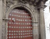 Entrada de la iglesia de San Agustín