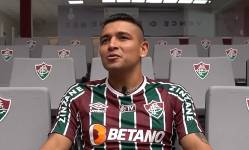 Mario Pineida jugó en el Fluminense en el 2022.