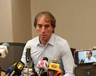 Guillermo Almada, ex director técnico de Barcelona SC y actual timonel del Pachuca mexicano, atendió a los medios de comunicación este jueves durante su visita a Guayaquil.