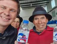 Agua Baltazar, emprendimiento del último hielero del Chimborazo gracias al impulso de un periodista ucraniano