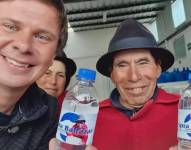Agua Baltazar, emprendimiento del último hielero del Chimborazo gracias al impulso de un periodista ucraniano