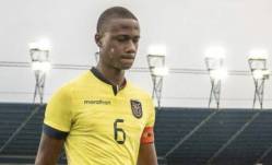 Fricio Caicedo, defensor ecuatoriano.