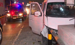 Accidente en la avenida de las Américas