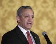 Patricio Carrillo, exministro del Interior, durante el gobierno de Lasso.