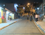Dos hombres fueron acribillados afuera de una vivienda en el sector de Juan Montalvo, norte de Guayaquil.