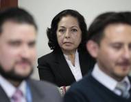 Patricia Ochoa, viuda del general Jorge Gabela, en una imagen de archivo.