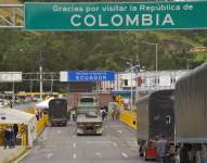 Imagen del puente internacional de Rumichaca en la frontera de Ecuador y Colombia.