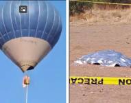 Dos muertos al incendiarse un globo aerostático en pleno vuelo en México