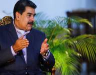 El presidente venezolano durante una intervención.