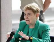 La ministra de Gobierno, Alexandra Vela. Foto: API/Archivo