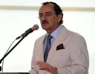 Carlos Pólit durante un evento como Contralor