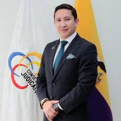 Fotografía de Henry Gaibor, quien presidió al Consejo de la Judicatura de Pichincha.