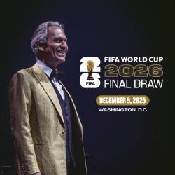 Promocional de Andrea Bocelli para la gala del sorteo del Mundial de 2026.