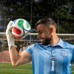 Hernán Galíndez se hizo un tatuaje en referencia a Ecuador.