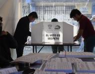 Foto de un recinto electoral de Quito en las elecciones seccionales de Ecuador de este año, el 5 de febrero de 2023.