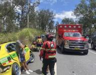 Un siniestro de tránsito múltiple en la avenida Simón Bolívar.