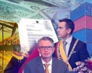 Foto portada que muestra al presidente de Ecuador, Daniel Noboa.