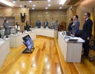 Una sesión del Concejo Metropolitano de Quito de agosto 2023.