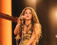 Shakira durante uno de sus conciertos
