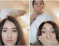 En el desafío una persona tira de una pequeña porción de su cabello o del de otra persona.