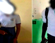 Estudiantes publicaron fotos con armas.