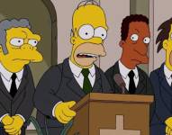 Fotografía referencial de un episodio de los Simpsons.