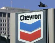 El logo de la multinacional Chevron.