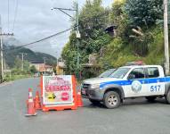 Vía Cuenca-Molleturo: protesta impide el ingreso de maquinarias para reparar la carretera