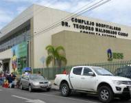 Imagen del área de Consulta Externa del hospital Teodoro Maldonado Carbo, del IESS, ubicado en el sur de Guayaquil.