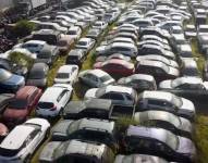 Imagen referencial de vehículos que irán a la chatarrización.