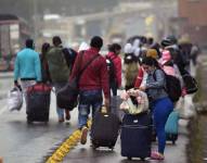 Miles de venezolanos migraron a pie desde su país.