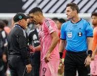 Luis Suárez, delantero de Inter Miami, enojado en el partido contra Seattle Sounders