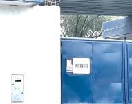 Imagen del exterior de la morgue de Piura, Perú.