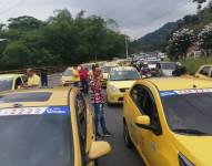 El paro de taxistas en Colombia