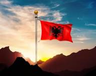 Bandera de Albania.