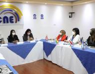Magistradas electorales de las Américas verifican las candidaturas al Consejo de Participación Ciudadana.