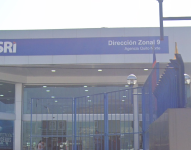 Imagen de la agencia del SRI donde ocurrió el robo en el norte de Quito.