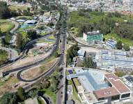 Vista aérea del Intercambiador Mariana de Jesús.
