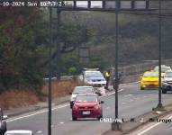 Hallazgo de restos humanos causó cierre de la oreja vial en la Perimetral hacia la avenida Francisco de Orellana.