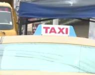 Imagen de un taxi que se trasladaba en Guayaquil.