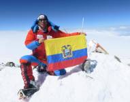 Santiago Quintero, montañista 'tricolor'.