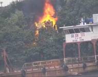 Un conato de incendio en la Coop. Viernes Santo.