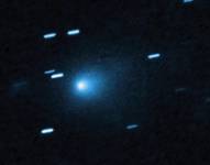 El telescopio espacial Hubble captó esta imagen del cometa interestelar 3I/ATLAS el 21 de julio de 2025, cuando el cometa se encontraba a 445 millones de kilómetros (277 millones de millas) de la Tierra.