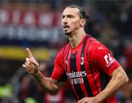 Zlatan Ibrahimovic, delantero sueco del AC Milan.