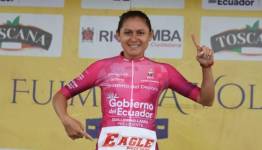 Esther Galarza, ciclista ecuatoriana.